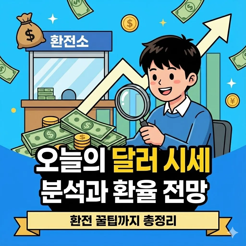 오늘의 달러 시세 분석과 환율 전망: 환전 꿀팁까지 총정리
