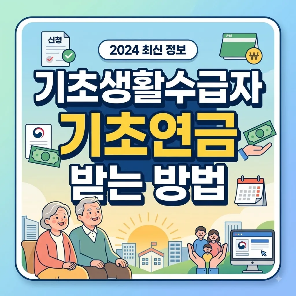 기초생활수급자 기초연금 받는 방법과 기초생활수급자 기초연금 중복수급 총정리